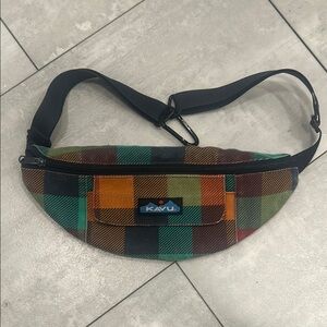 KAVU Multicolor Plaid Men's Bag